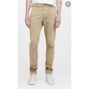 Rag & Bone Men's Size 28 Fit 2 Slim Classic Chino Pants Beige Made In USA